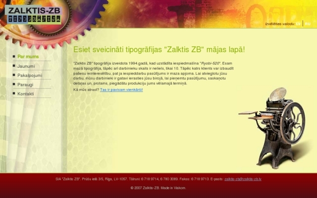 Zalktis - ZB, SIA